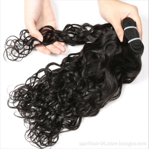 Water Wave Virgin Cuticle Aligned Hair Bundles,Free Weave Hair Pack Brazilian Hair Weave,Wholesale Virgin Brazilian Hair Bundles
